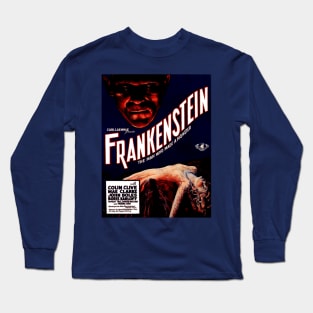 Classic Horror Movie Poster - Frankenstein Long Sleeve T-Shirt